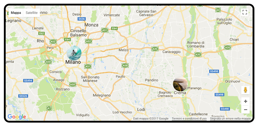 Example custom map